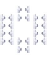 24-Pack 1/2" Tee PVC Furniture-Grade Fittings ASTM SCH40