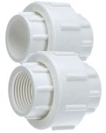 2-Pack 1-1/2" Schedule 40 PVC Union Socket x Thread F1970