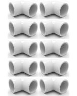 10-PK 1-1/4" 45-Degree SCH-40 PVC Fittings, Plumbing Grade NSF-PW UPC ASTM ANSI D2466 1.25"