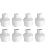 8-Pk 1-1/2 x 1/2 in. Schedule 40 PVC Reducing Coupling NSF SCH40 Pipe Fittings