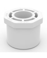 1-1/2 x 1/2 in. Schedule 40 PVC Reducing Ring/Reducer Bushing Pipe Fitting NSF SCH40 ASTM D2466 1.5" Spigot x 0.50" Socket