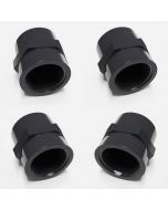 4-Pack 1-1/4 in. SCH-80 PVC Female HEX Adapters Slip x FNPT NSF ASTM D2467 High Pressure Pipe Fittings