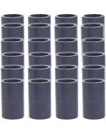 24-Pack 1 in. Schedule-80 PVC Couplings Slip/Straight/Socket Fittings NSF ASTM D2467