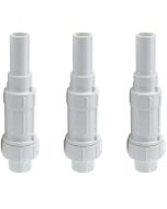 3-Pk 3/4 in. Schedule 40 PVC Expansion Couplings, Socket