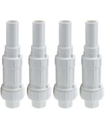 4-Pk 1/2 in. Schedule 40 PVC Expansion Couplings, Socket
