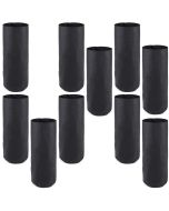 247Garden 3-Gallon Skinny Tall Aeration Fabric Pot/Deep Aeration Plant Grow Bag 7D x 18H Black 10-Pack