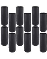 247Garden 2-Gallon Skinny Tall Aeration Fabric Pot/Deep Aeration Plant Grow Bag 6D x 16H Black 12-Pack