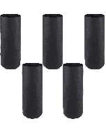 5-Pk 7-Gallon Skinny Tall Black Fabric Pot/Deep Aeration Plant Grow Bag 10D x 20.5H