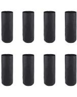 247Garden 2-Gallon Skinny Tall Aeration Fabric Pot/Deep Aeration Plant Grow Bag 6D x 16H Black 8-Pack