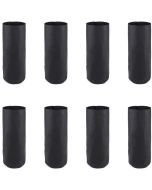 247Garden 3-Gallon Skinny Tall Aeration Fabric Pot/Deep Aeration Plant Grow Bag 7D x 18H Black 8-Pack Adjustable-Height