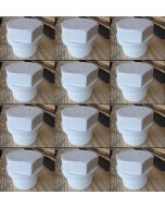 12-Pack 1 in. Schedule 40 PVC Male Threaded Plug/MNPT End Cap Pipe Fitting NSF SCH40 ASTM D2466 1"