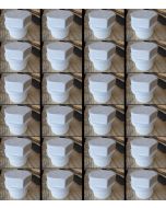 24-Pack 1 in. Schedule 40 PVC Male Threaded Plug/MNPT End Cap Pipe Fitting NSF SCH40 ASTM D2466 1"