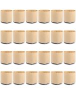 247Garden 1-Gallon Basic Aeration Tan Fabric Pot/Plant Grow Bag (200GSM BPA-Free Fabric, 6H x 7D) 24-Pack
