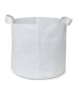 247Garden 1-Gallon Aeration Fabric Pot/Planting Grow Bag w/Handles (White 6H x 7D)