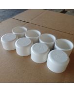 8-Pack 2 in. SCH-40 PVC End Caps/Plugs NSF ANSI ASTM D2466 2" Slip/Socket Pressure Fittings