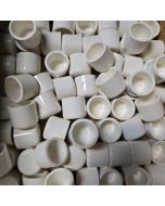 100-Pk 1/2 in. Schedule 40 PVC Cap/End Plug NSF Pipe Fitting (Socket) SCH40 ASTM D2466