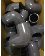 44-PC/Box 2" SCH-80 PVC 90° Elbows NSF-Listed ASTM D2467 High Pressure Fittings