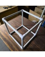 247Garden 1/2 in. 12x12 x12" PVC Cube Complete Kit w/ 1/2" SCH40 PVC Pipes (8x1FT) and 3-Way Furniture-Grade Corners 8PCS