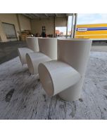 3-Pk 1-1/2 in. Schedule 40 PVC Tee 3-Way Pipe Fitting NSF SCH40 ASTM D2466 1.5"