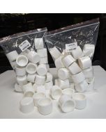 60-Pack 1" SCH-40 PVC End Cap, Plumbing Grade NSF-PW UPC ASTM ANSI D2466
