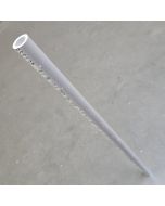 1/2 in. x 3 ft. 600-PSI White Schedule 40 PVC Pressure Plain End Pipe ASTM