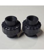 2-Pack 3/4 in. Schedule 80 PVC Unions Threaded-Type Fitting ASTM D2467/F1970