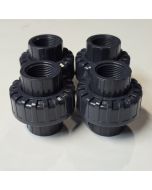 4-Pack 3/4 in. Schedule 80 PVC Unions Threaded-Type Fitting ASTM D2467/F1970
