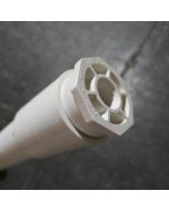 247Garden 2 x 1-1/2 in. PVC Schedule 40 Female-Threaded Reducer Bushing 2" SPG X 1.5" FPT + 2" Coupling Adapter Kit UPC-PW ASTM D2466 NSF