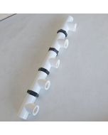 3/4 in. 5-Port Open PVC SCH-40 Manifold w/ 3/4" FNPT Inlet & Outlet ASTM D2466 Modular PVC Fitting Kit