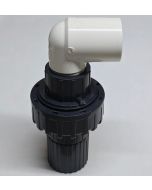 3/4 PVC Chiller Fittings w/ SCH80 Union + SCH80 Male Adapter + SCH40 90-Degree Male Threaded Elbow