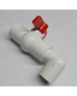 2 SCH40 PVC 90-Degree Angle Compact Ball Valve Kit ASTM D2466