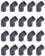 20-Pack 1 in. SCH80 PVC 45-Degree Elbow Fittings (Socket)