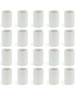 20-Pk 3/4 in. PVC SCH-40 Female Adapters Female Threaded NPT x Slip/Socket Pipe Fittings SCH40 ASTM D2466 NSF-Listed