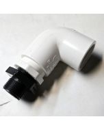 2 x 3/4 in. Schedule 40 PVC Male NPT Reducing Elbow SCH40 Modular Fitting Kit ASTM D2466 2" Slip x 3/4" MNPT Threaded