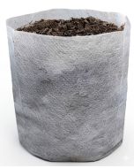 80-Pack 1.5-Gallon OG Starter Plant Grow Bags White 60GSM Aeration Fabric Pots BPA-Free 8D x 7H