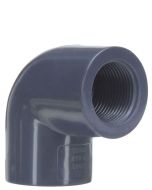 1-1/4 in. Schedule 80 PVC 90-Degree Female-Threaded Elbow, Sch-80 Pipe Fitting (Socket x Threaded) NSF ASTM D2467