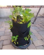 247Garden 7-Gallon Strawberry Fabric Pot +7 Mini Pockets w/Handles