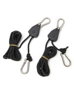 247Garden 1/8" Grow Light Fixture/Reflector Ratchet Hangers w/ Nylon Gear (Pair/150LB Max Weight)
