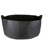 247Garden 150-Gallon Short Aeration Fabric Pot/Vegetable Grow Bag w/Handles (300GSM Black 14H x 56D)