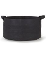 247Garden 200-Gallon Aeration Fabric Pot/Plant Grow Bag w/Handles (400GSM Black 24H x 50D)