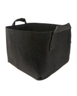 247Garden 25-Gallon Square Aeration Fabric Pot Planting Grow Bag w/Handles (Black 19 x 19 x 16.5)