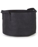 247Garden 30-Gallon Aeration Fabric Pot/Plant Grow Bag w/Handles (Black 15.5H x 24D)