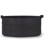 247Garden 400-Gallon Aeration Fabric Pot/Plant Grow Bag w/Handles (400GSM Black 24H x 70D)