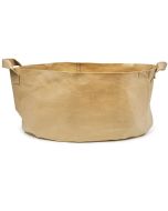 247Garden 400-Gallon Aeration Fabric Pot/Plant Grow Bag w/Handles (400GSM Tan 24H x 70D)