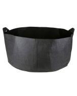 247Garden 80-Gallon Short Aeration Fabric Pot/Plant Grow Bag w/Handles (300GSM Black 14H x 41D)