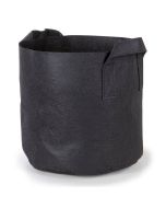 247Garden 6-Gallon Aeration Fabric Pot/Plant Grow Bag w/Handles (Black 10.5H x 13D)