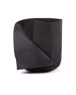 247Garden Basic 1/2-Gallon Transplanter Grow Bag/Aeration Fabric Pot (Black 6H x 5D)