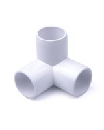 247Garden 1-1/2 in. PVC 3-Way PVC Elbow Fitting - ASTM SCH40 Furniture-Grade Connector 1.5"