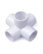 247Garden 1-1/2 in. PVC 5-Way Elbow Fitting - ASTM SCH40 Furniture-Grade (1.5 inch)