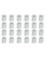 1 x 3/4 in. PVC SCH-40 Reducer Bushing 24-Pack Pressure Pipe Fittings ASTM D2466 NSF 1" Spigot x 3/4" Slip/Socket